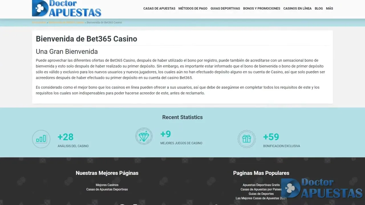 Bet365 Casino — captura