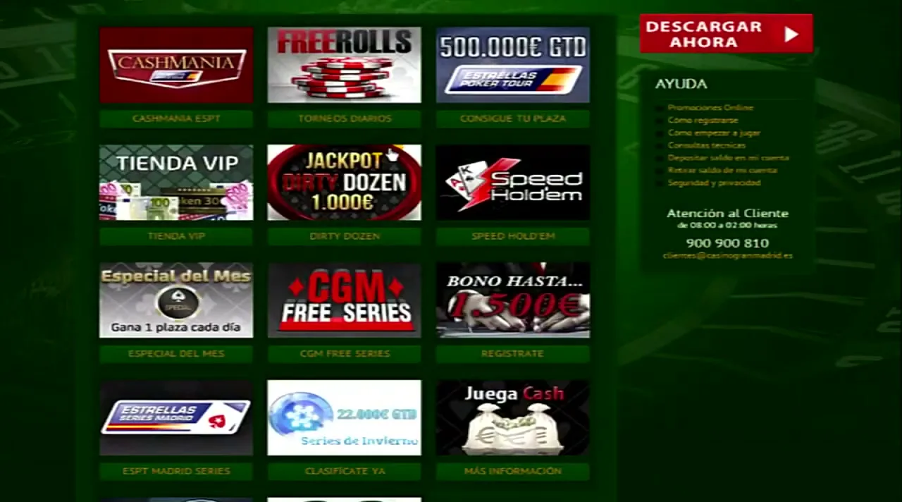 Casino Gran Madrid Online — captura