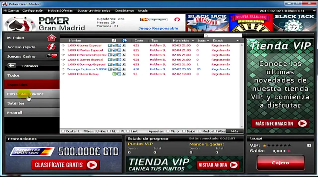 Casino Gran Madrid Online — captura