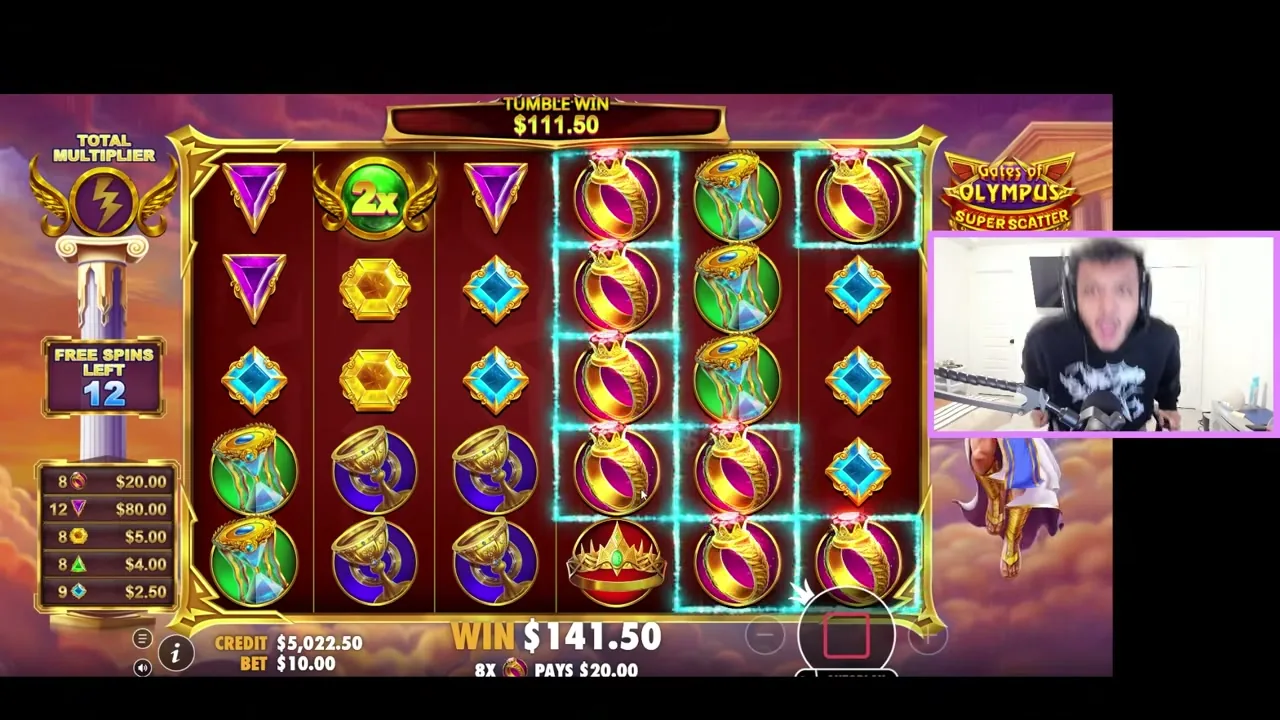 Gates of Olympus Super Scatter — captura