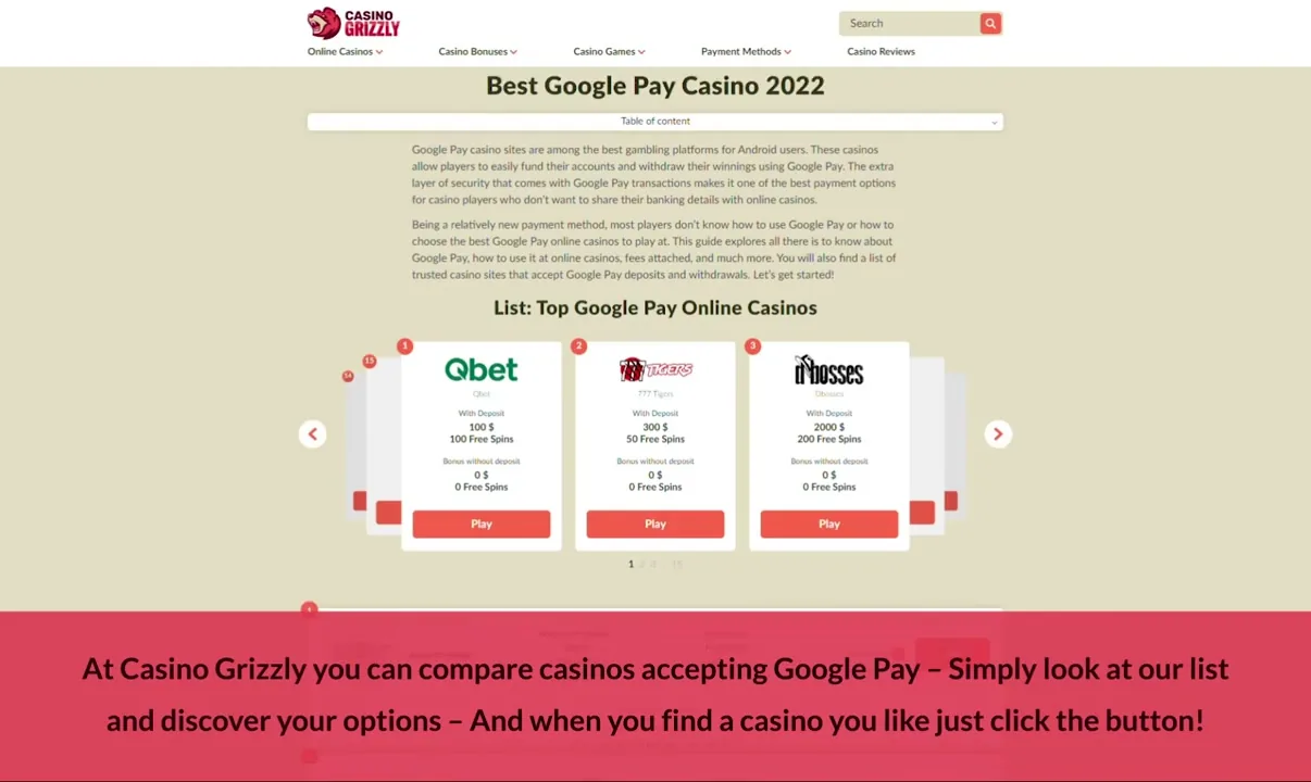 Google Pay — captura