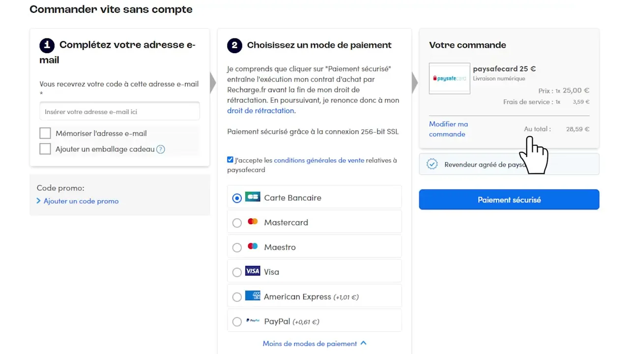 PayPal — captura