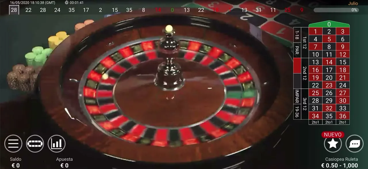 Ruleta En Vivo — captura