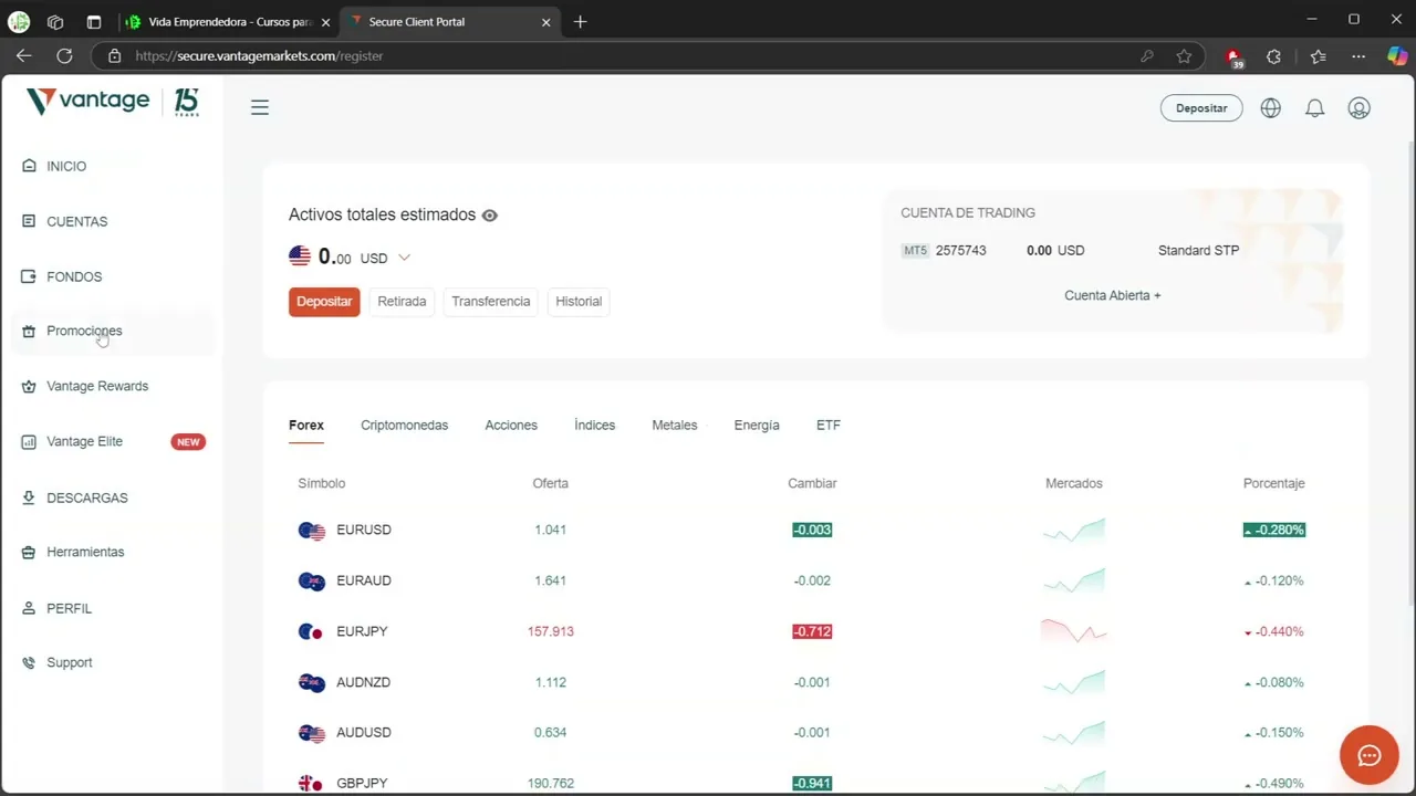bono sin deposito — captura